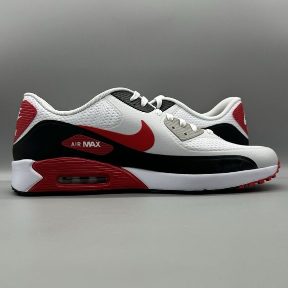 Nike Air Max 90 G TB Golf Shoe Size 14 Men\'s White University Red DX5999-162 main image 9